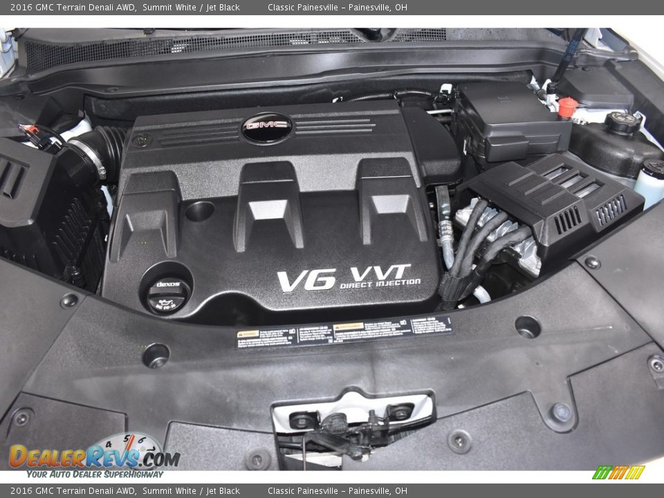 2016 GMC Terrain Denali AWD Summit White / Jet Black Photo #6