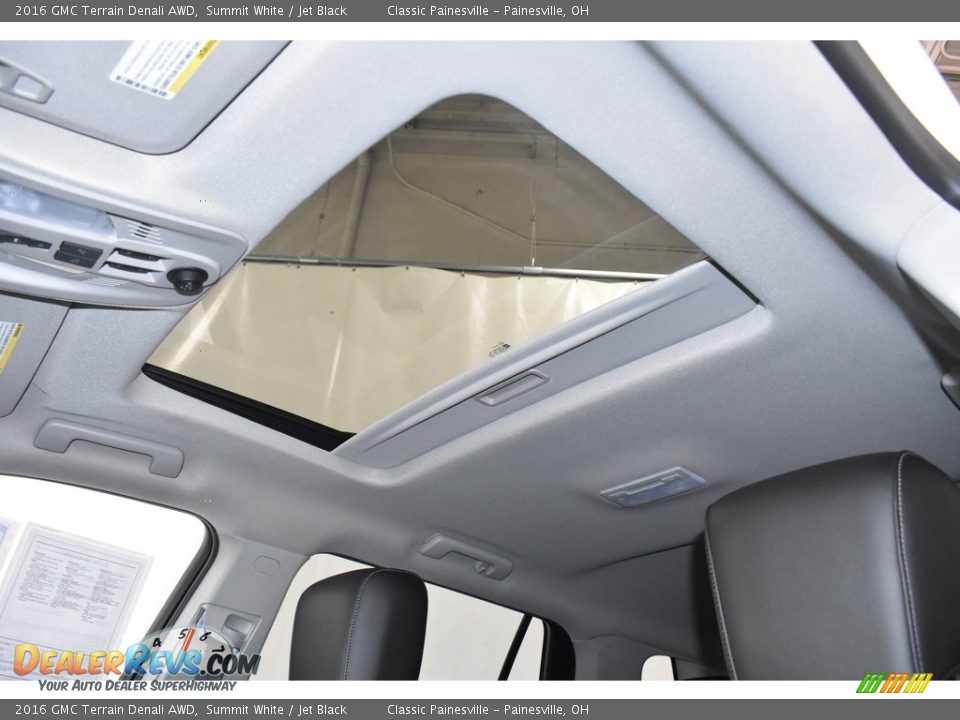 2016 GMC Terrain Denali AWD Summit White / Jet Black Photo #7