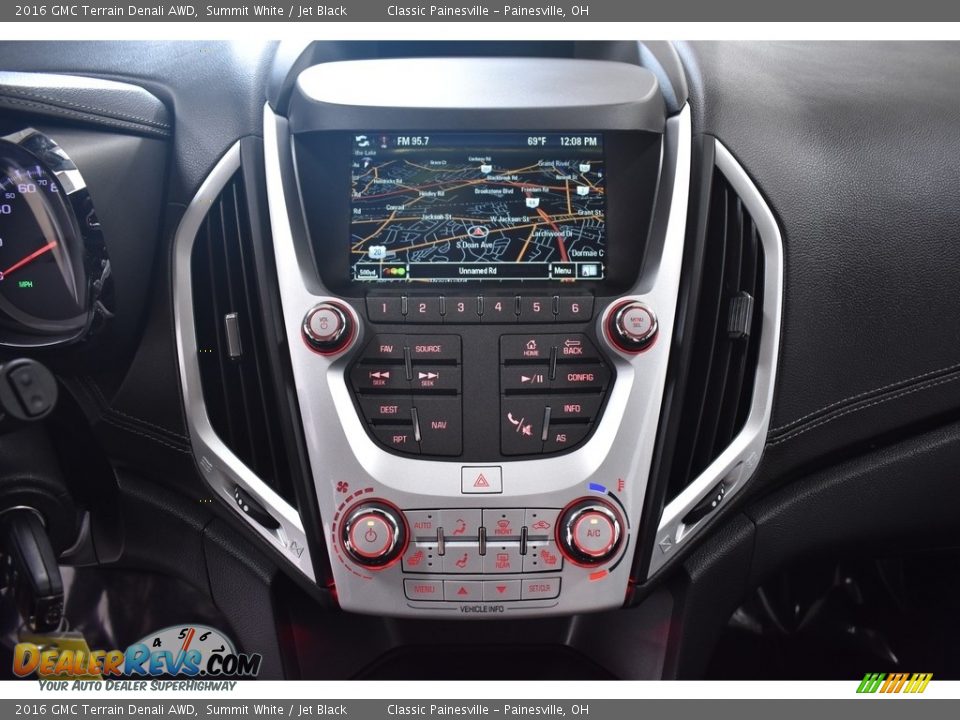 2016 GMC Terrain Denali AWD Summit White / Jet Black Photo #13