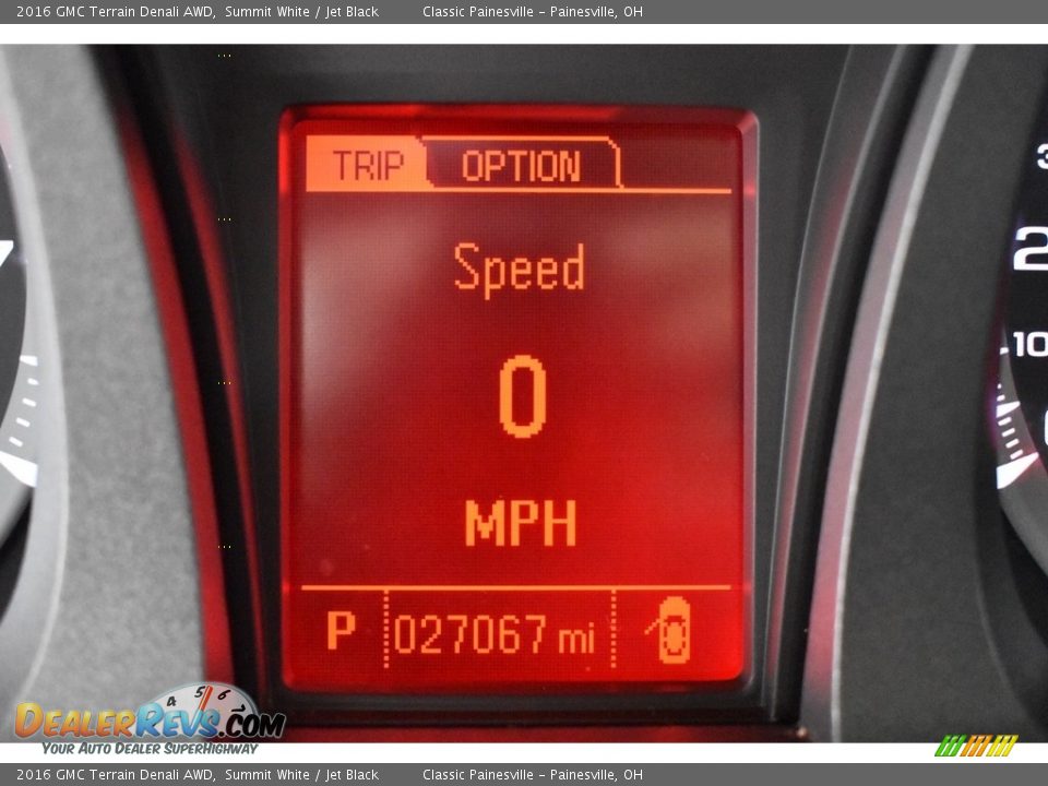 2016 GMC Terrain Denali AWD Summit White / Jet Black Photo #15