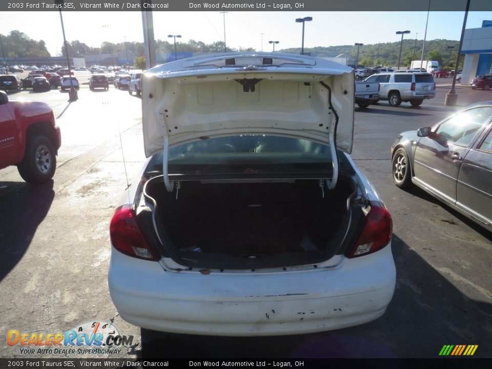 2003 Ford Taurus SES Vibrant White / Dark Charcoal Photo #9