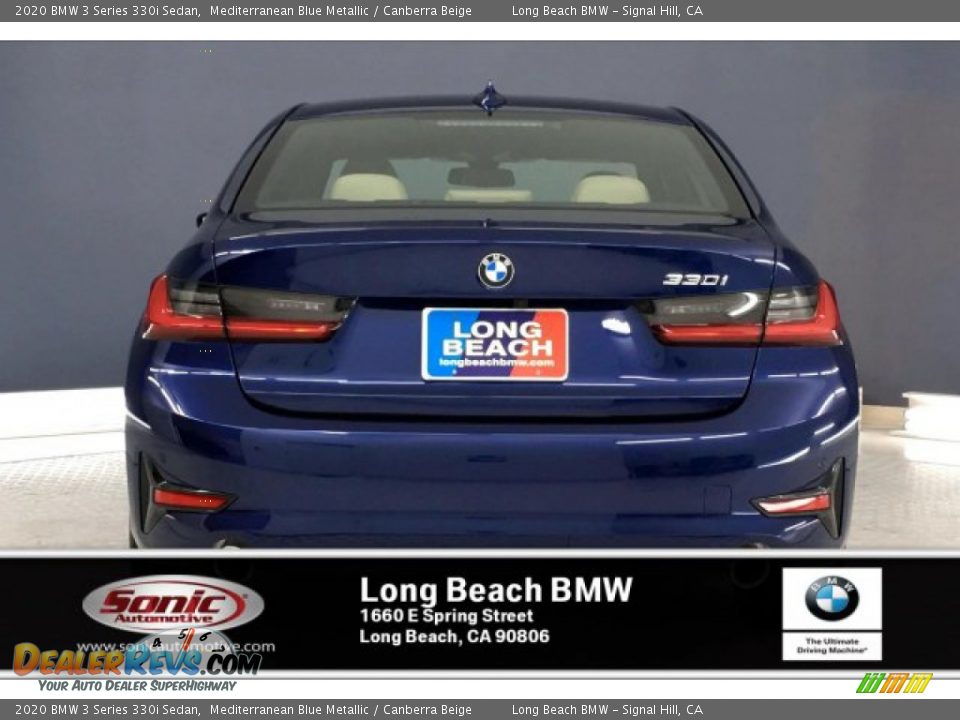 2020 BMW 3 Series 330i Sedan Mediterranean Blue Metallic / Canberra Beige Photo #3