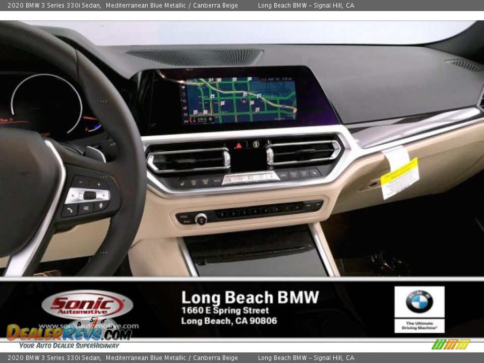 2020 BMW 3 Series 330i Sedan Mediterranean Blue Metallic / Canberra Beige Photo #4