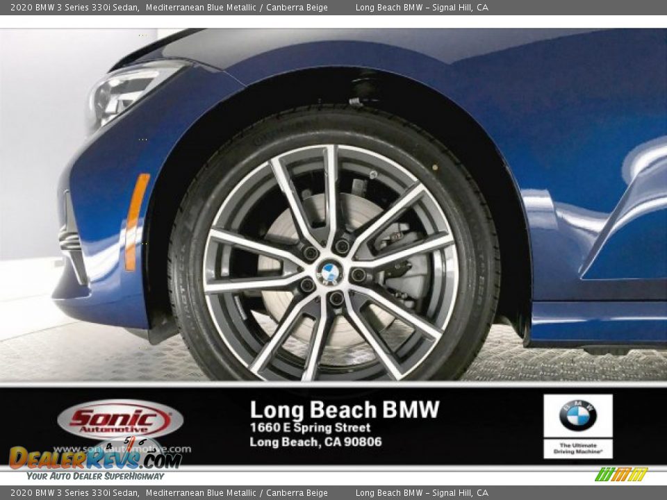 2020 BMW 3 Series 330i Sedan Mediterranean Blue Metallic / Canberra Beige Photo #8