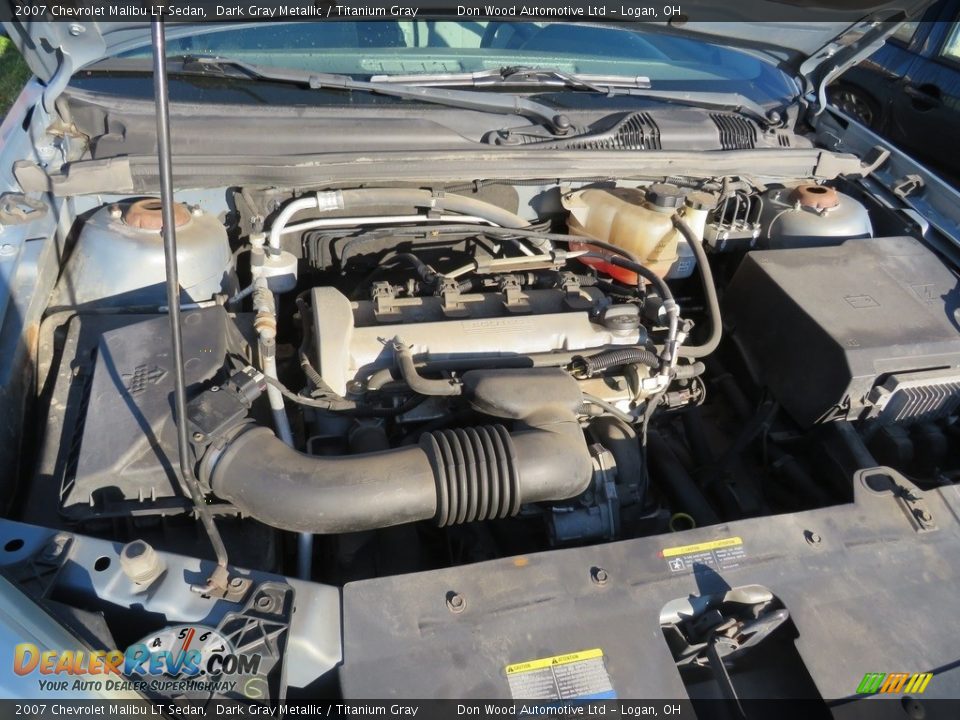 2007 Chevrolet Malibu LT Sedan Dark Gray Metallic / Titanium Gray Photo #6