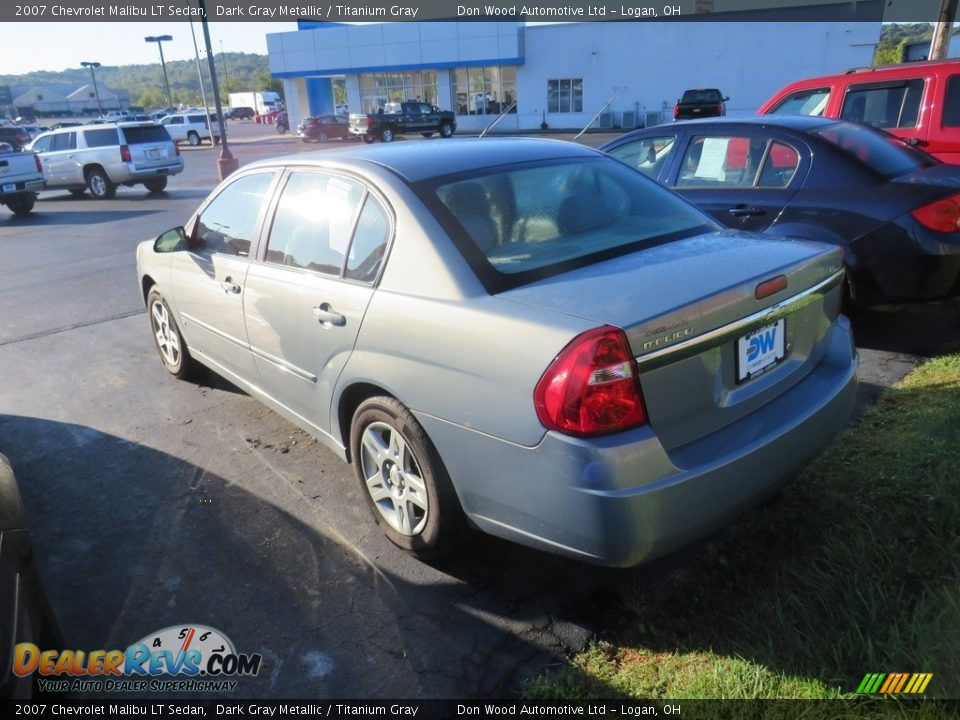 2007 Chevrolet Malibu LT Sedan Dark Gray Metallic / Titanium Gray Photo #9