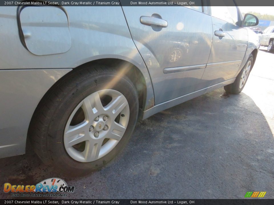 2007 Chevrolet Malibu LT Sedan Dark Gray Metallic / Titanium Gray Photo #14