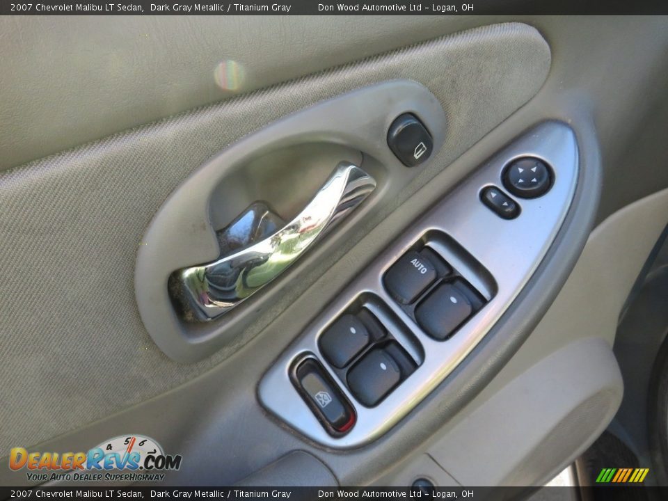 2007 Chevrolet Malibu LT Sedan Dark Gray Metallic / Titanium Gray Photo #16