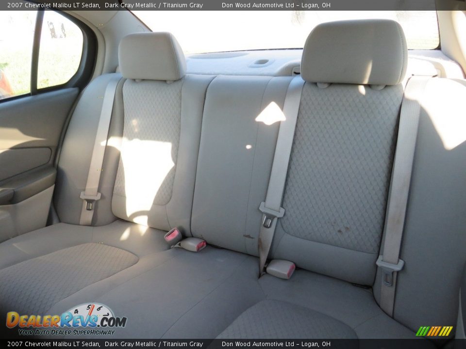 2007 Chevrolet Malibu LT Sedan Dark Gray Metallic / Titanium Gray Photo #18