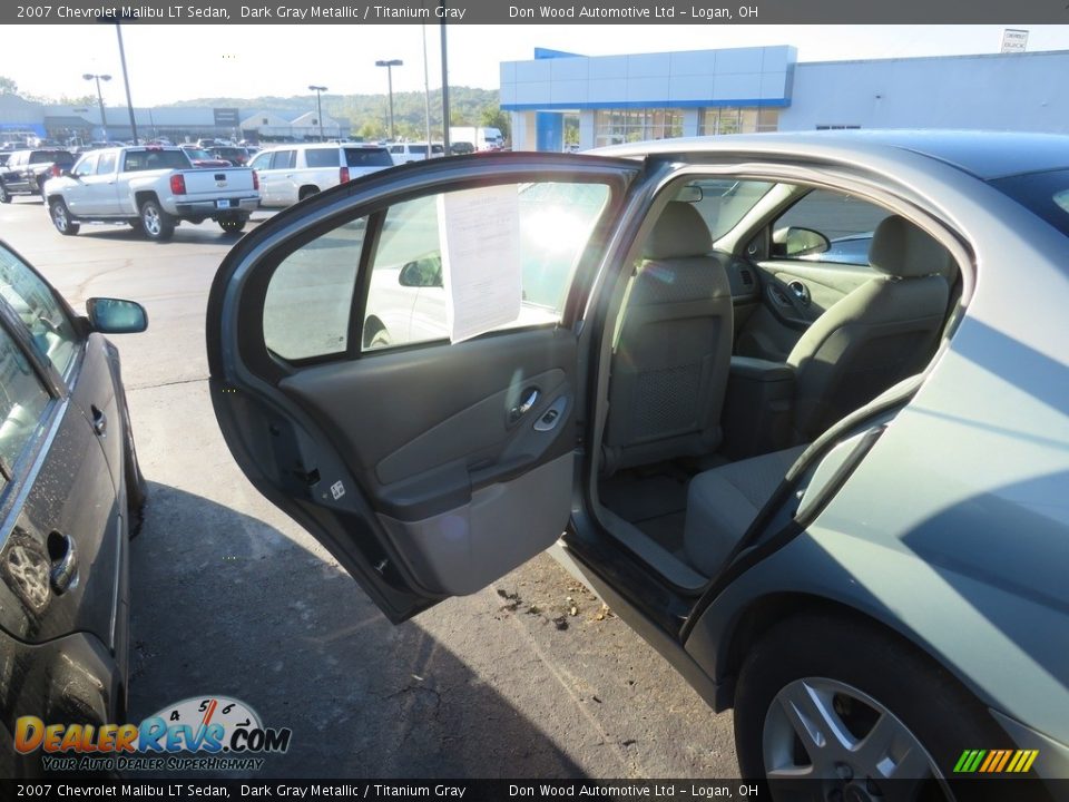 2007 Chevrolet Malibu LT Sedan Dark Gray Metallic / Titanium Gray Photo #19