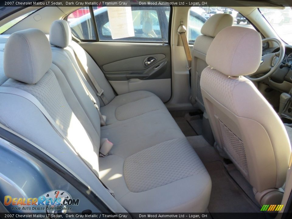 2007 Chevrolet Malibu LT Sedan Dark Gray Metallic / Titanium Gray Photo #22