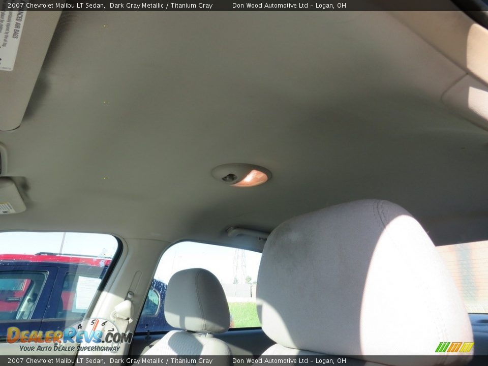 2007 Chevrolet Malibu LT Sedan Dark Gray Metallic / Titanium Gray Photo #26