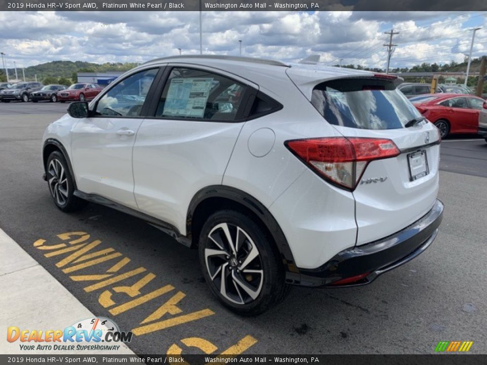 2019 Honda HR-V Sport AWD Platinum White Pearl / Black Photo #5