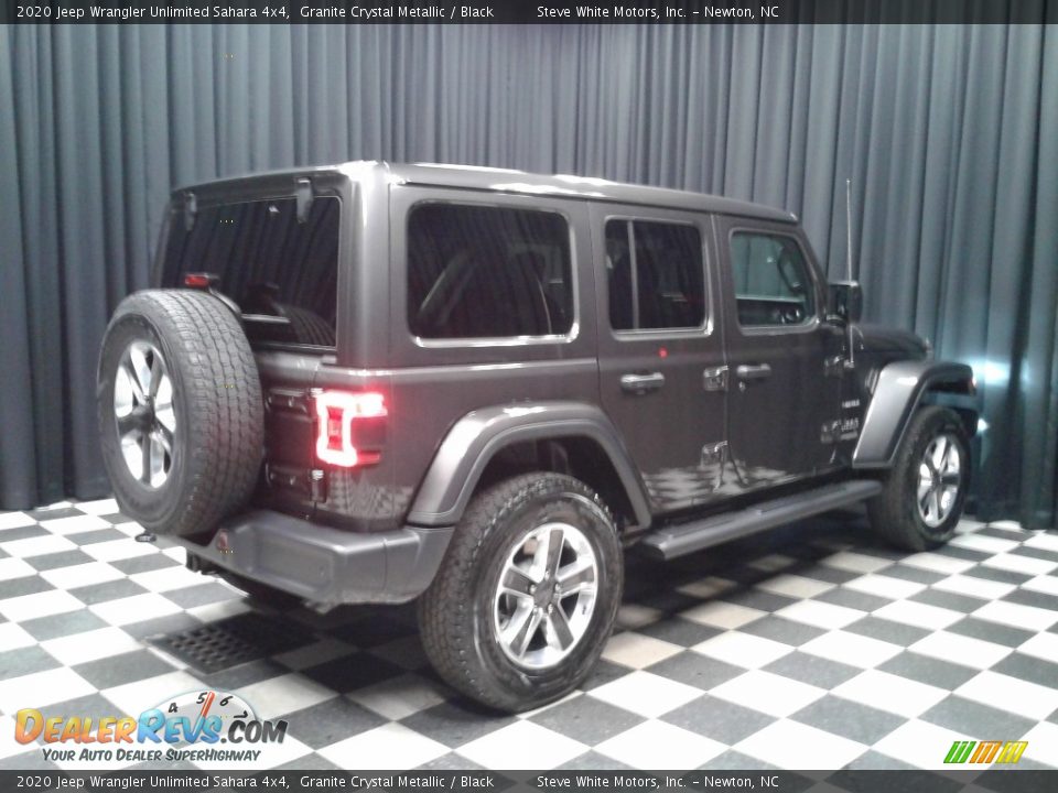 2020 Jeep Wrangler Unlimited Sahara 4x4 Granite Crystal Metallic / Black Photo #6