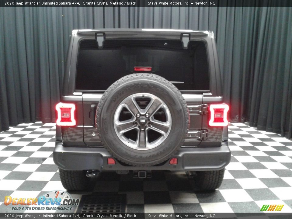 2020 Jeep Wrangler Unlimited Sahara 4x4 Granite Crystal Metallic / Black Photo #7