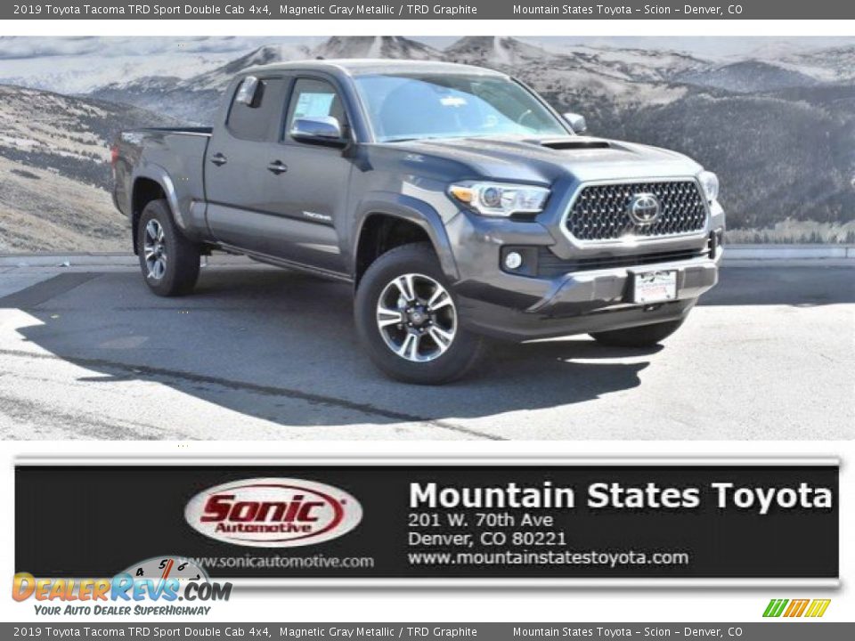 2019 Toyota Tacoma TRD Sport Double Cab 4x4 Magnetic Gray Metallic / TRD Graphite Photo #1