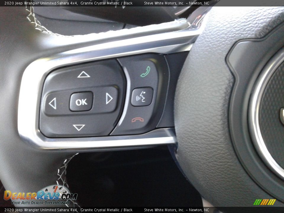2020 Jeep Wrangler Unlimited Sahara 4x4 Granite Crystal Metallic / Black Photo #17