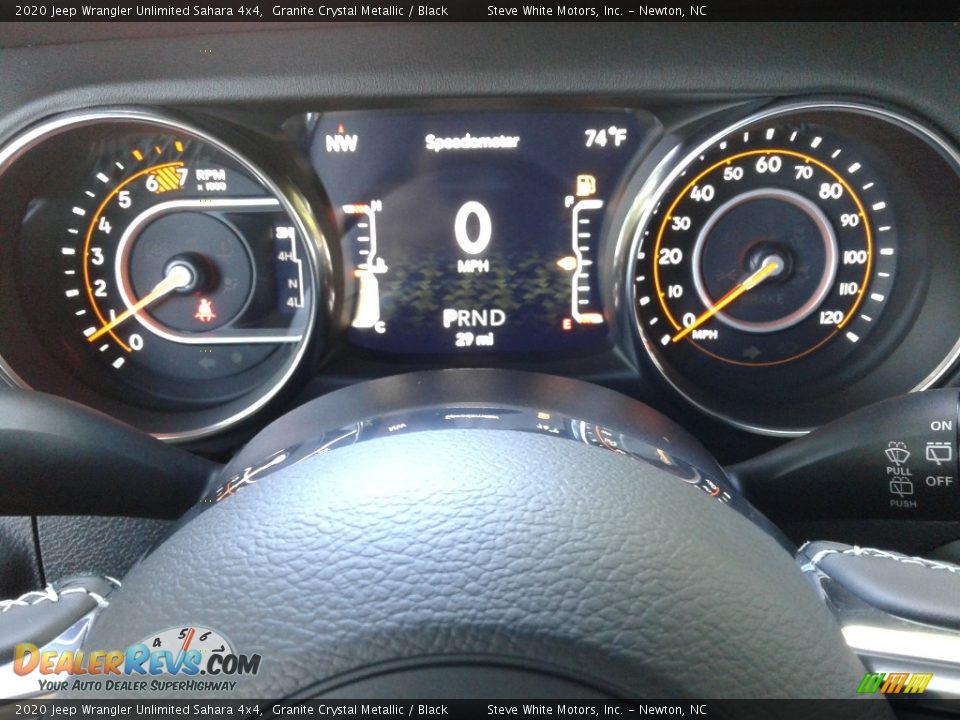 2020 Jeep Wrangler Unlimited Sahara 4x4 Granite Crystal Metallic / Black Photo #19
