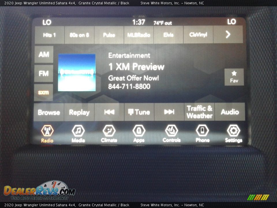 2020 Jeep Wrangler Unlimited Sahara 4x4 Granite Crystal Metallic / Black Photo #21