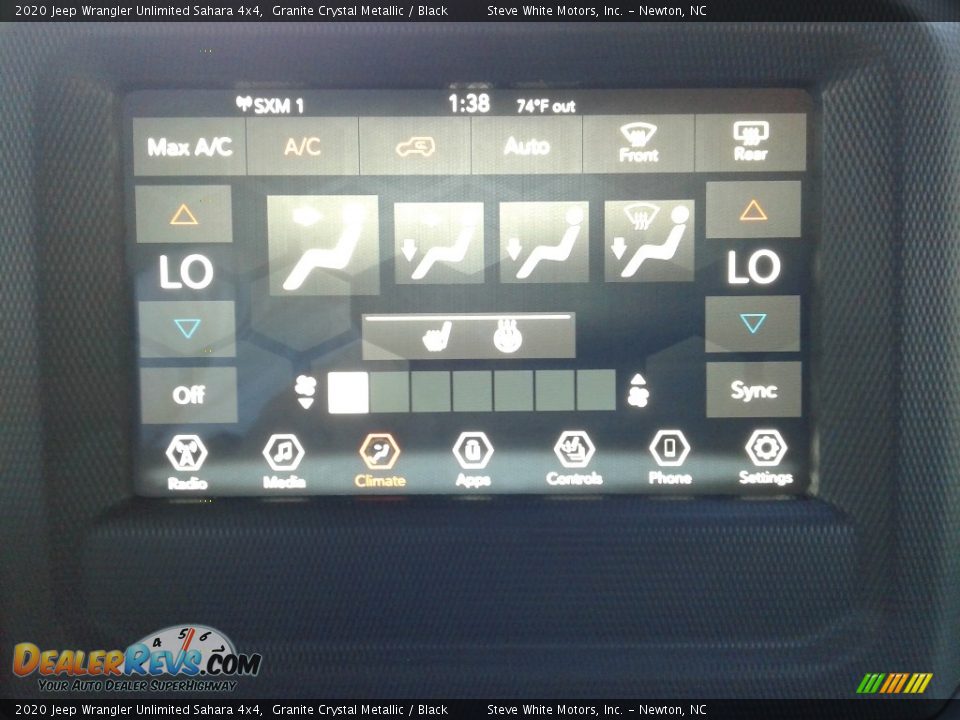 2020 Jeep Wrangler Unlimited Sahara 4x4 Granite Crystal Metallic / Black Photo #23