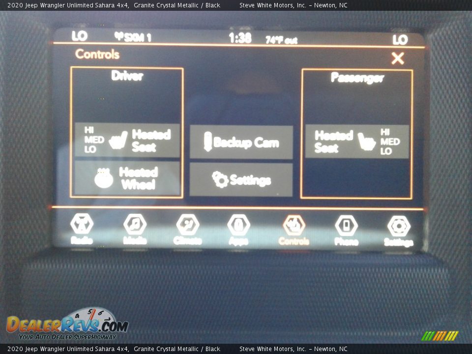 2020 Jeep Wrangler Unlimited Sahara 4x4 Granite Crystal Metallic / Black Photo #24