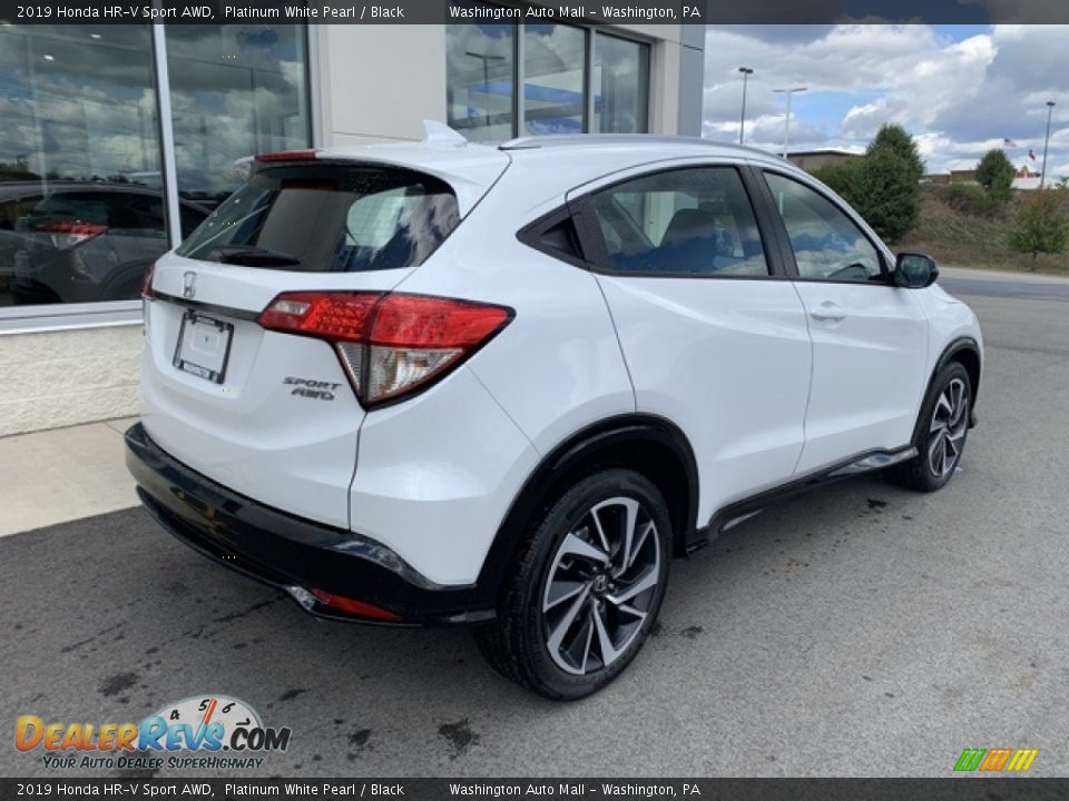 2019 Honda HR-V Sport AWD Platinum White Pearl / Black Photo #7