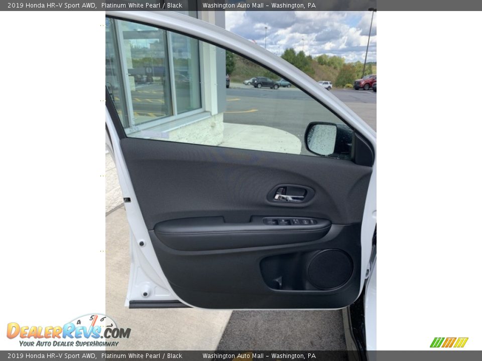 2019 Honda HR-V Sport AWD Platinum White Pearl / Black Photo #10