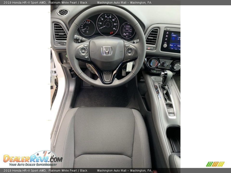 2019 Honda HR-V Sport AWD Platinum White Pearl / Black Photo #13