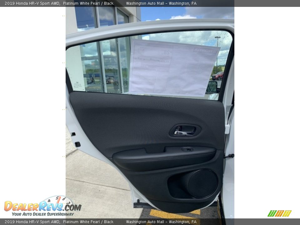 2019 Honda HR-V Sport AWD Platinum White Pearl / Black Photo #16