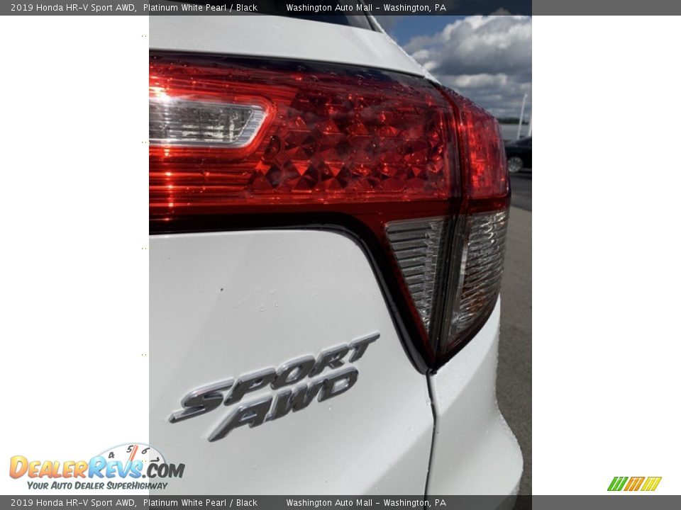 2019 Honda HR-V Sport AWD Platinum White Pearl / Black Photo #22