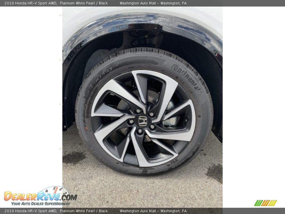 2019 Honda HR-V Sport AWD Platinum White Pearl / Black Photo #29