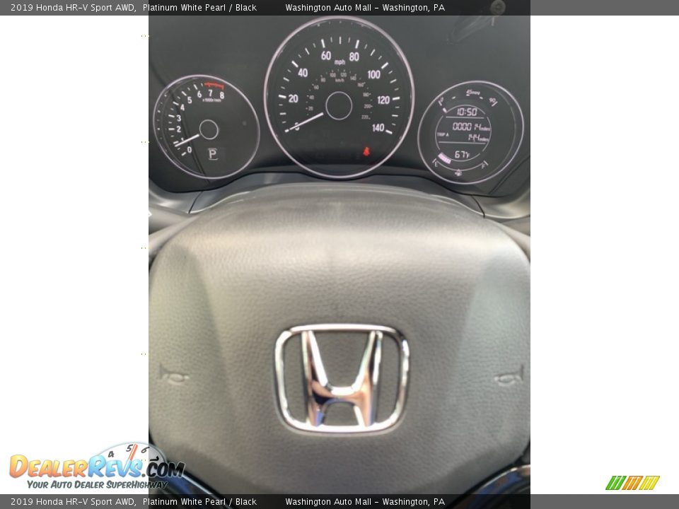 2019 Honda HR-V Sport AWD Platinum White Pearl / Black Photo #30