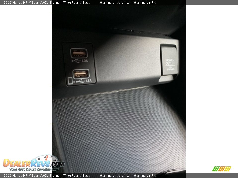 2019 Honda HR-V Sport AWD Platinum White Pearl / Black Photo #35