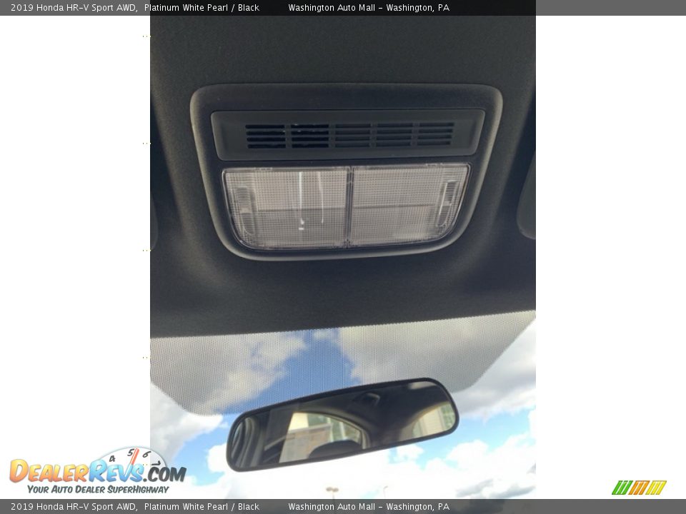 2019 Honda HR-V Sport AWD Platinum White Pearl / Black Photo #36