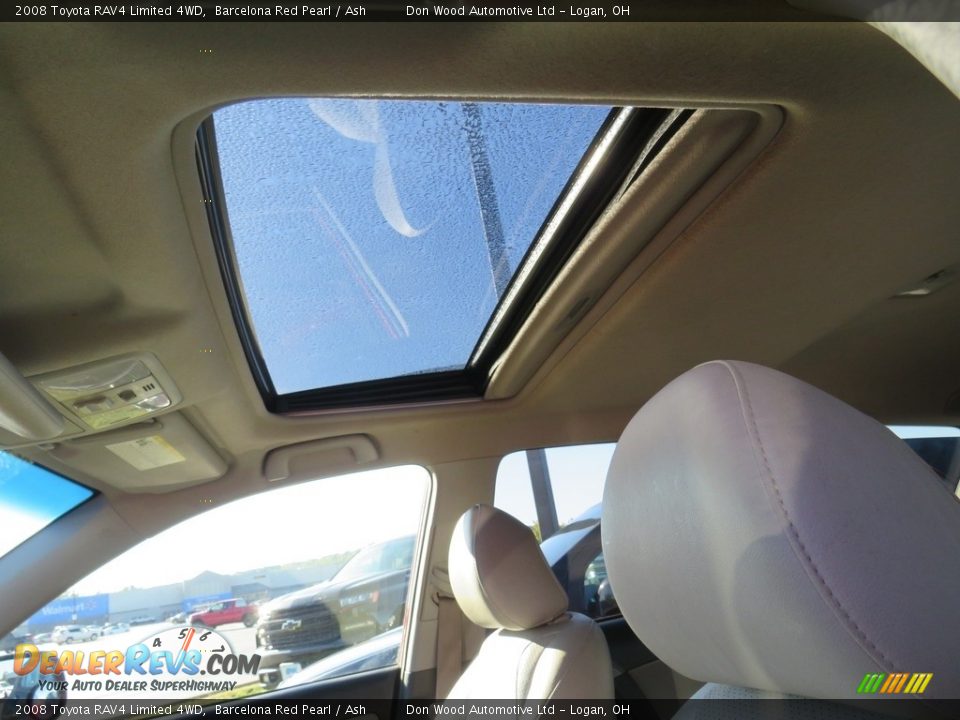 2008 Toyota RAV4 Limited 4WD Barcelona Red Pearl / Ash Photo #2