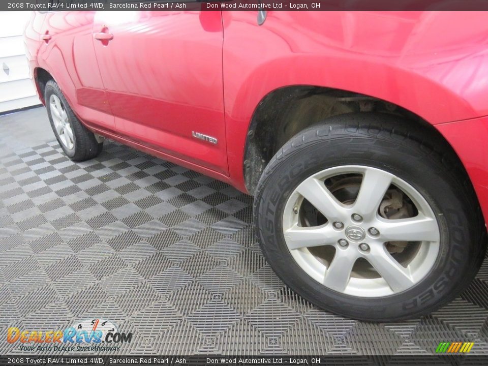 2008 Toyota RAV4 Limited 4WD Barcelona Red Pearl / Ash Photo #5