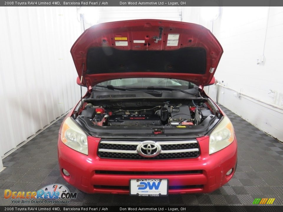 2008 Toyota RAV4 Limited 4WD Barcelona Red Pearl / Ash Photo #7