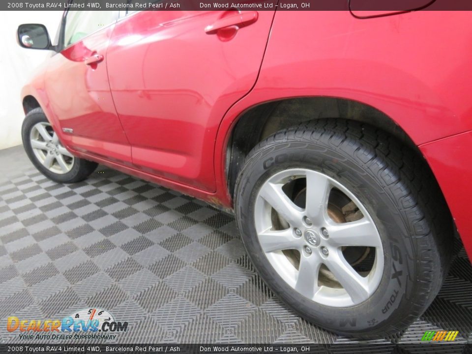2008 Toyota RAV4 Limited 4WD Barcelona Red Pearl / Ash Photo #11