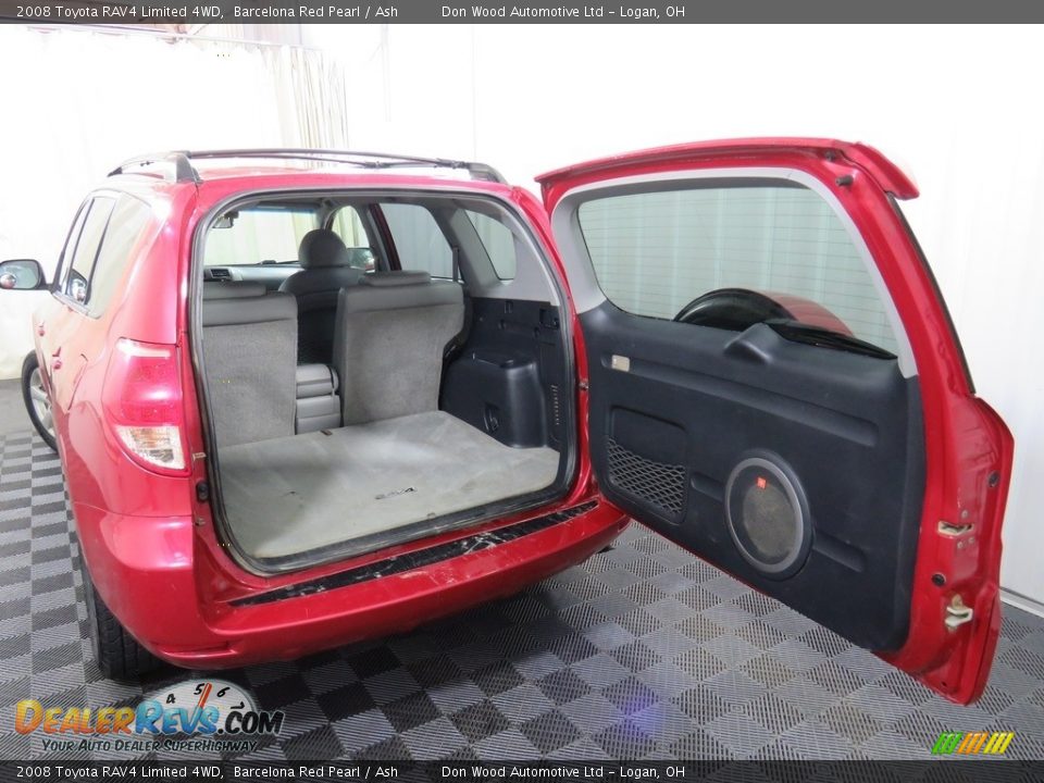 2008 Toyota RAV4 Limited 4WD Barcelona Red Pearl / Ash Photo #14