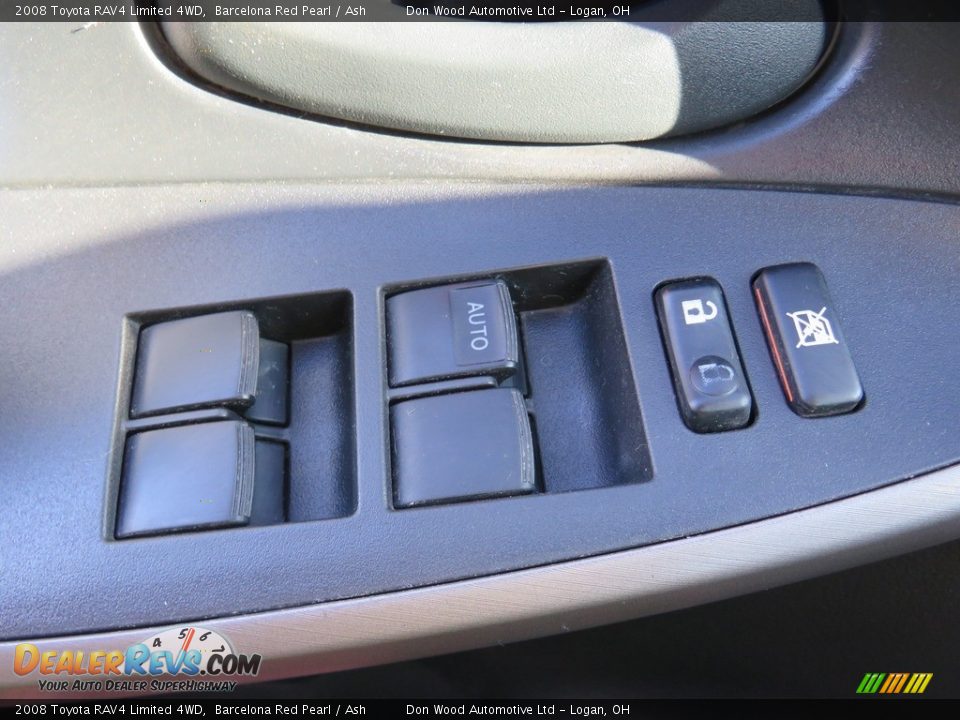 2008 Toyota RAV4 Limited 4WD Barcelona Red Pearl / Ash Photo #18