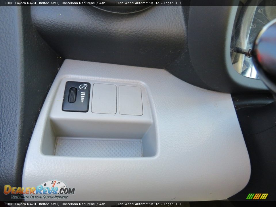 2008 Toyota RAV4 Limited 4WD Barcelona Red Pearl / Ash Photo #19