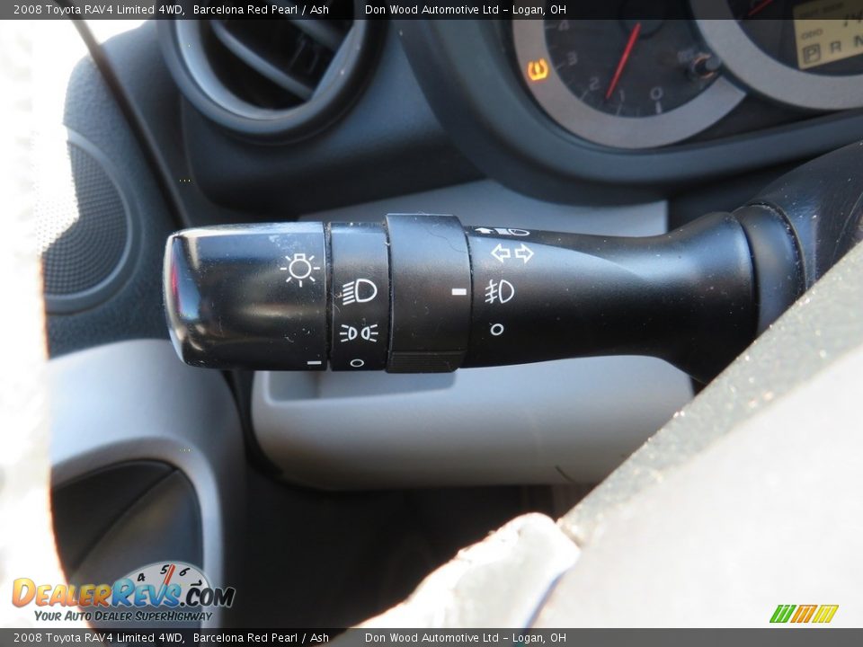 2008 Toyota RAV4 Limited 4WD Barcelona Red Pearl / Ash Photo #22