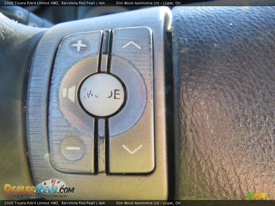 2008 Toyota RAV4 Limited 4WD Barcelona Red Pearl / Ash Photo #23