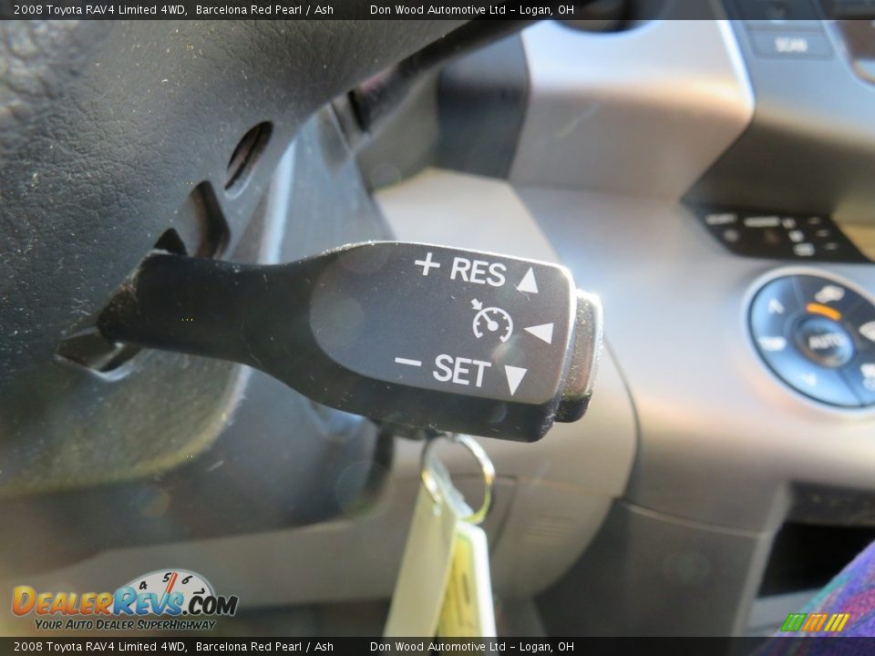 2008 Toyota RAV4 Limited 4WD Barcelona Red Pearl / Ash Photo #24