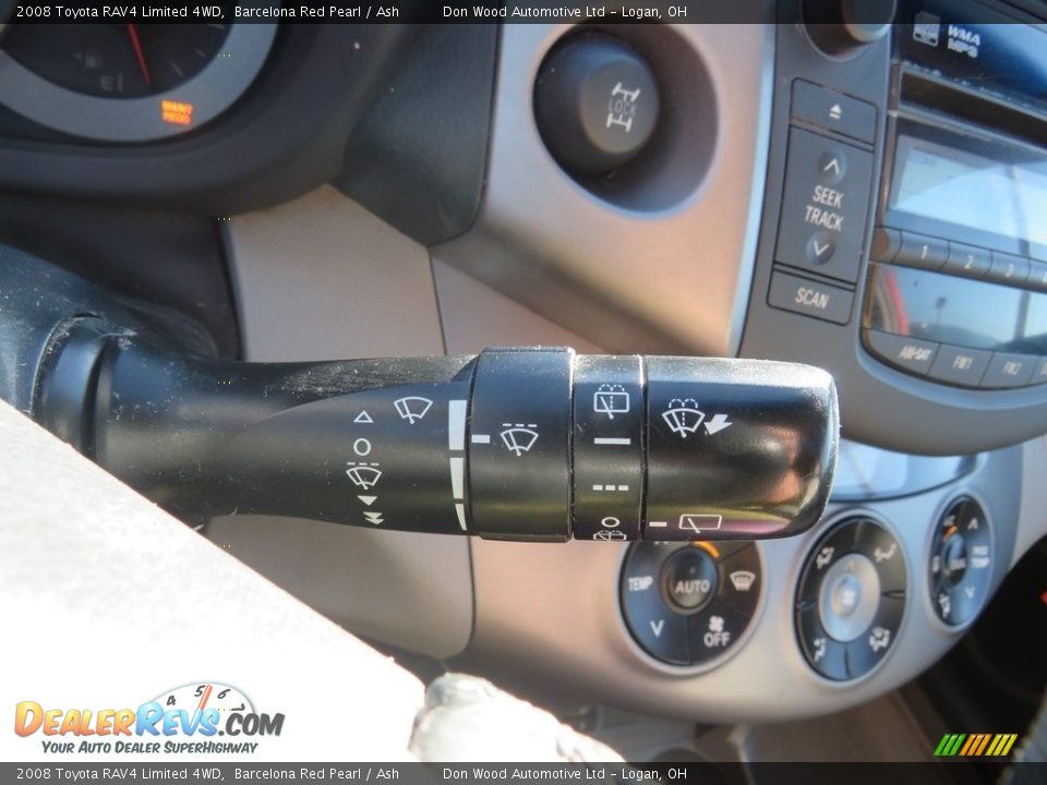 2008 Toyota RAV4 Limited 4WD Barcelona Red Pearl / Ash Photo #26