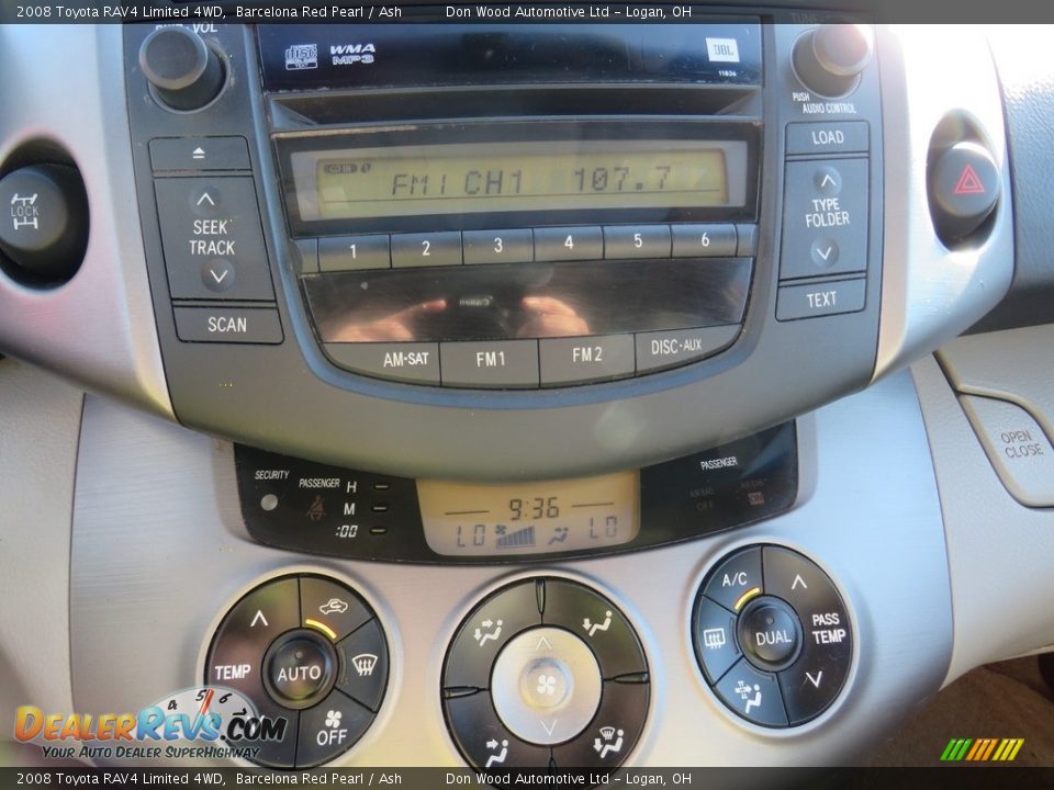 2008 Toyota RAV4 Limited 4WD Barcelona Red Pearl / Ash Photo #27