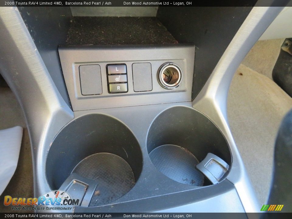 2008 Toyota RAV4 Limited 4WD Barcelona Red Pearl / Ash Photo #28