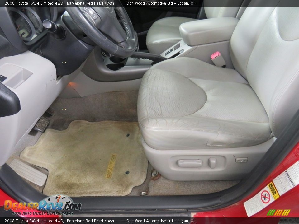 2008 Toyota RAV4 Limited 4WD Barcelona Red Pearl / Ash Photo #31