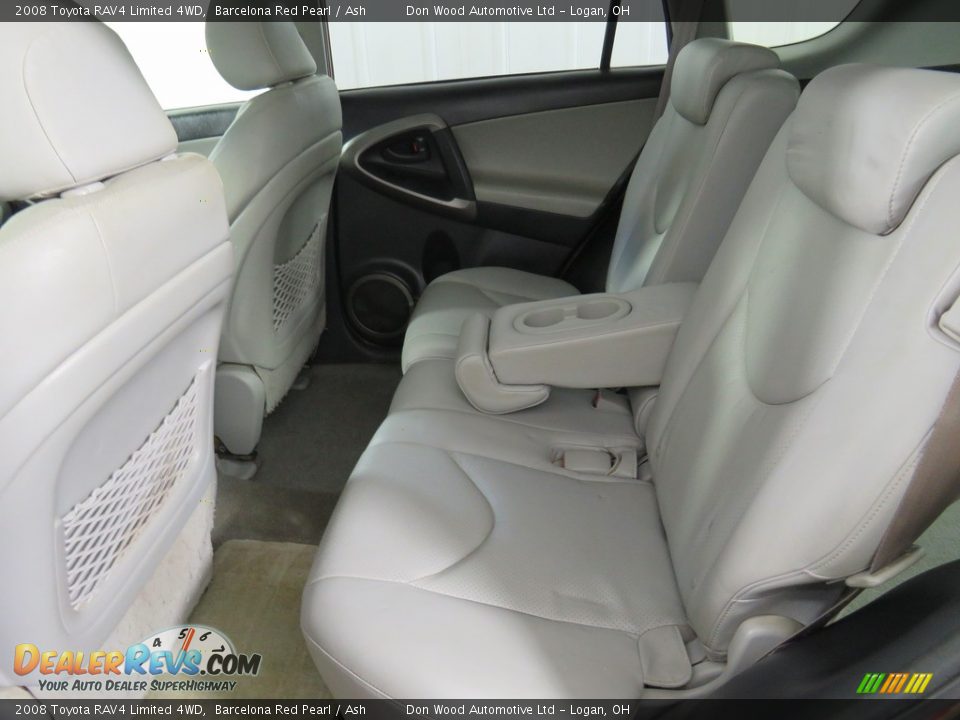 2008 Toyota RAV4 Limited 4WD Barcelona Red Pearl / Ash Photo #35