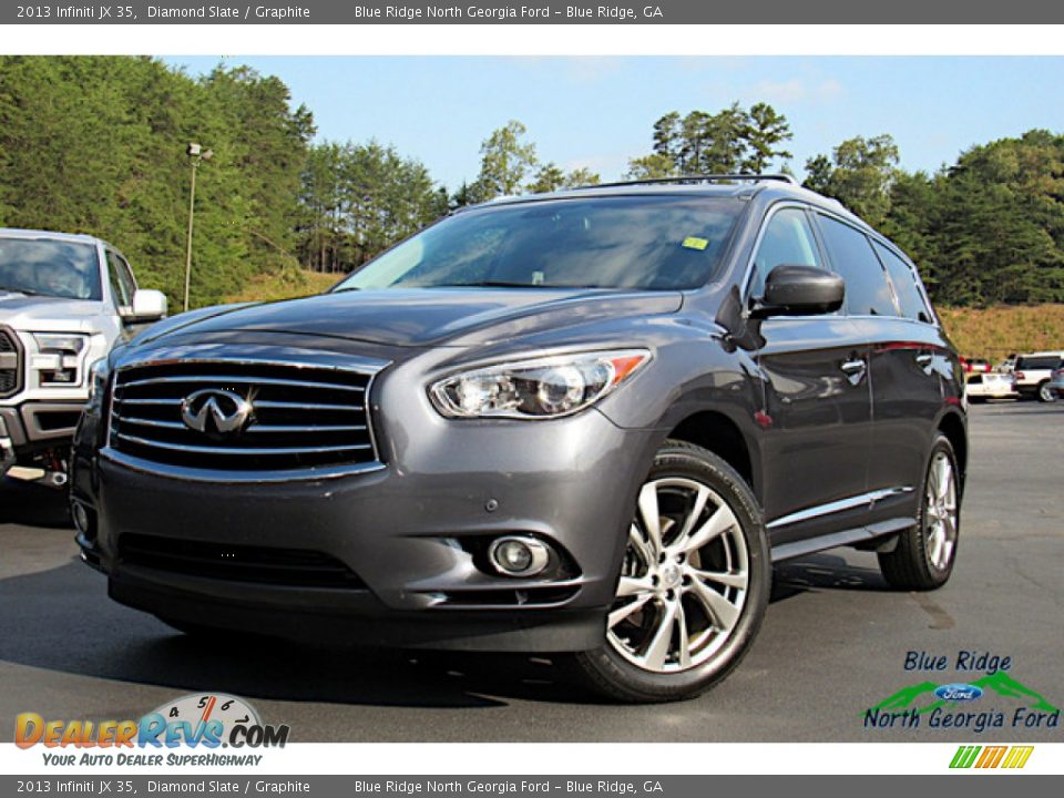 2013 Infiniti JX 35 Diamond Slate / Graphite Photo #1